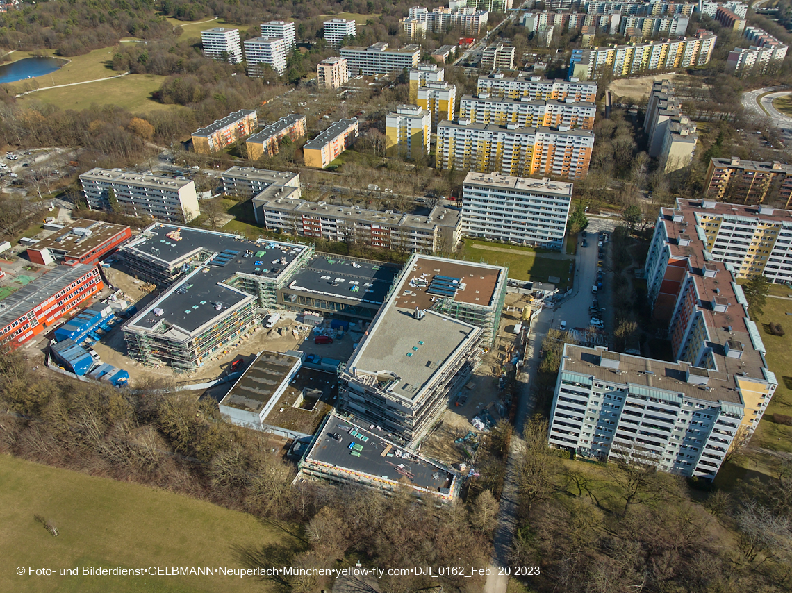 20.02.2023 -  Schulneubau am Strehleranger in Neuperlach